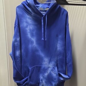 Polo by Ralph Lauren Blue Tie-Dye Hoodie